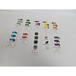 Wild Animal-Opoly Board Game Monopoly Themed Replacement Property Animal Cards
